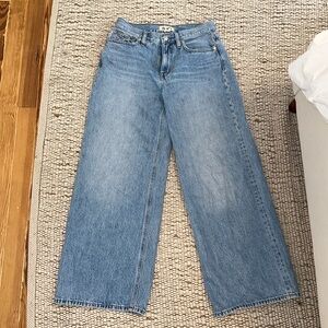 Madewell super wide leg jeans